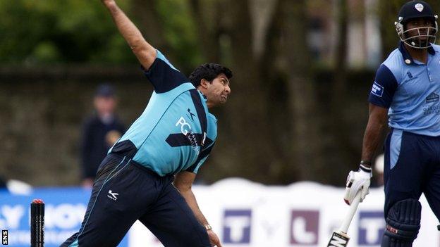 Former Scotland spinner Majid Haq