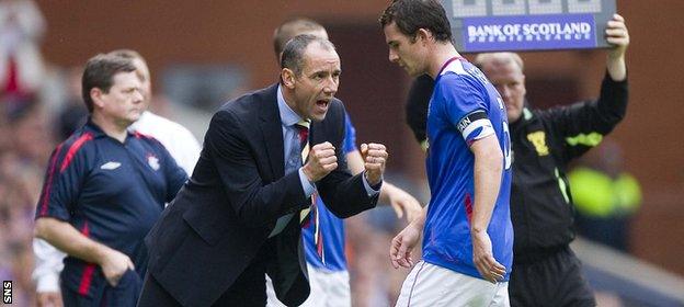 Paul Le Guen and Barry Ferguson