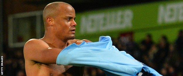 Manchester City captain Vincent Kompany