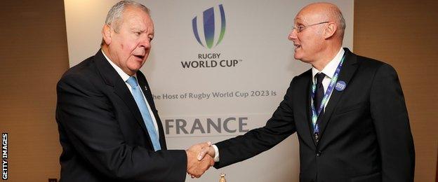 Bill Beaumont and Bernard Laporte