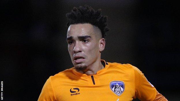 Kean Bryan plays for Oldham Athletic in League One in 2017-18.