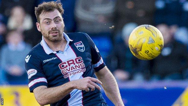 Ross County defender Kenny Van der Weg