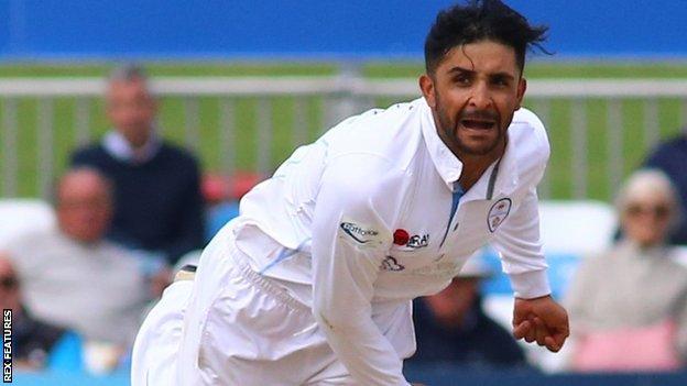 Hamidullah Qadri has made 10 Championship appearances for Derbyshire, three List A games and one T20