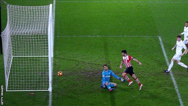 Shane Long brought Saints level but Lukasz Fabianski was forced to make just one other save on the night