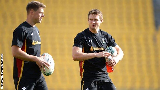 Rhys Priestland and Dan Biggar