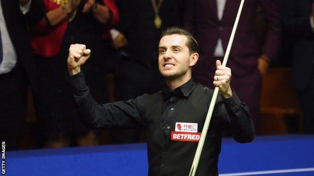 2017 world champion Mark Selby