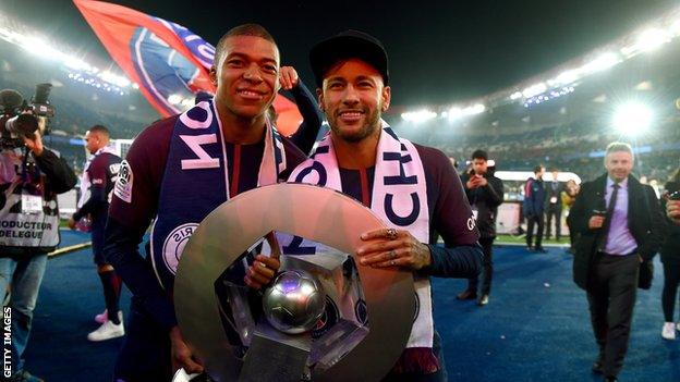 Kylian Mbappe and Neymar