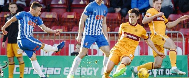 Adam Frizzell scores for Kilmarnock