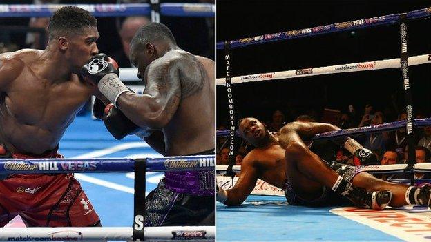 The uppercut Fury received from Joshua in sparring proved a key punch in Joshua beating Dillian Whyte in 2015, just weeks after Fury became world champion