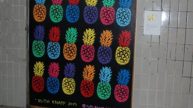 Picture in underpass