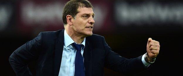 West Ham United manager Slaven Bilic