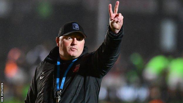 Dragons head coach Bernard Jackman