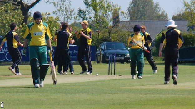 Cricket match in Jersey