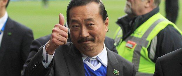 Cardiff City owner Vincent Tan