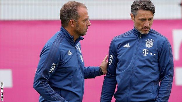 Hansi Flick (left) and Niko Kovac