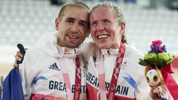 Neil and Lora Fachie celebrate