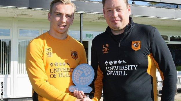 Jarrod Bowen and Leonid Slutsky