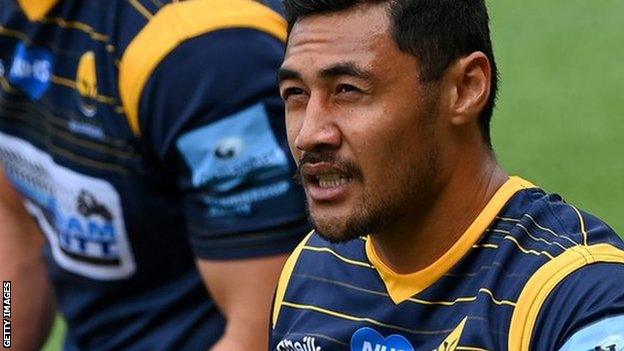 Worcester Warriors full-back Melani Nanai