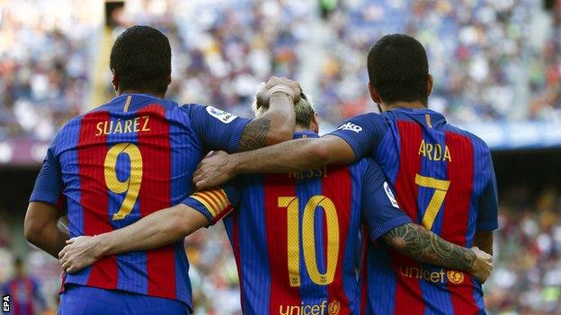 Barcelona celebrate