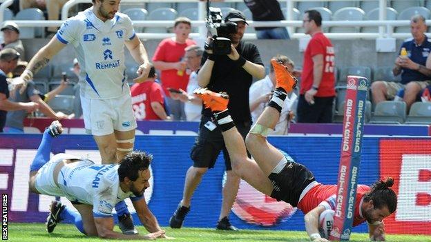 Toronto Wolfpack have won all three meetings so far this season with their likely Million Pound Game opponents Toulouse, the heaviest of them 43-30 at Magic Weekend in May