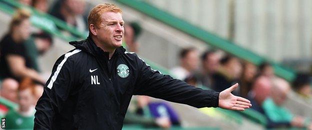 Hibernian manager Neil Lennon