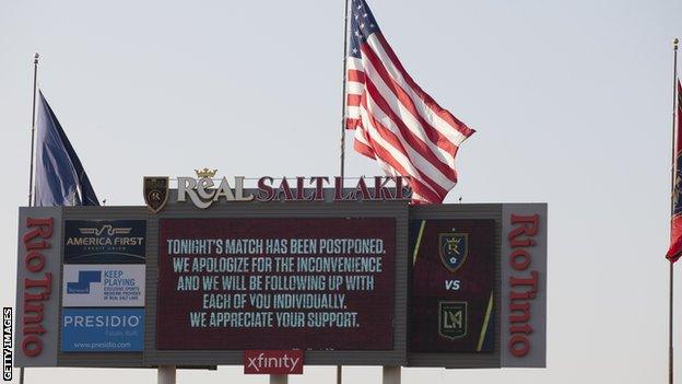 The Real Salt Lake scoreboard