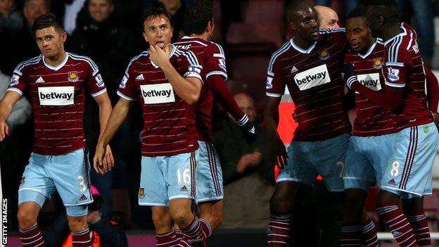 West Ham celebrate