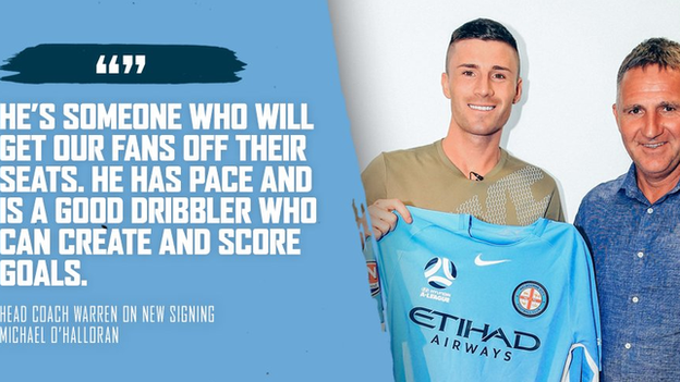 Melbourne City announce the signing of Michael O'Halloran