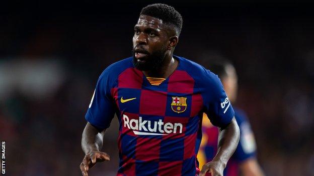 Barcelona defender Samuel Umtiti