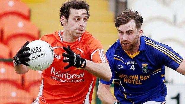 Jamie Clarke scored 2-4 in a superb display against Wicklow