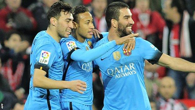 Barcelona visit Malaga in La Liga on Saturday