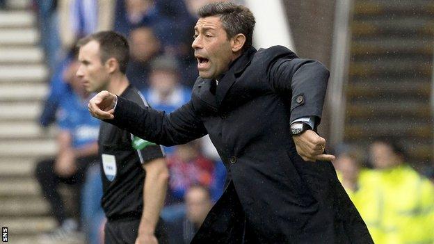 Rangers manager Pedro Caixinha