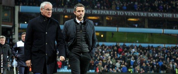 Claudio Ranieri and Remi Garde