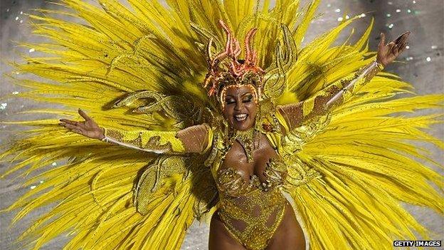 Rio Carnival reveller