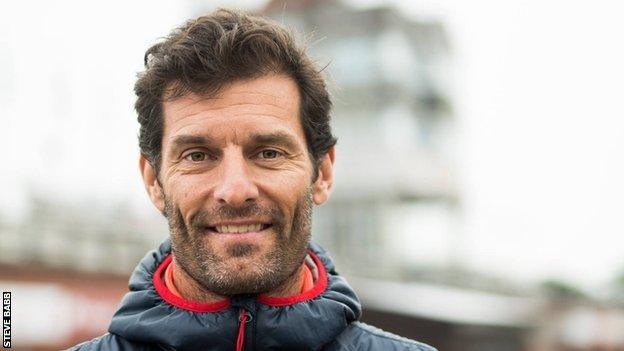 F1 star Mark Webber