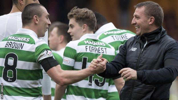 Scott Brown and Brendan Rodgers