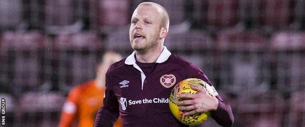 Steven Naismith joined Hearts on loan in January