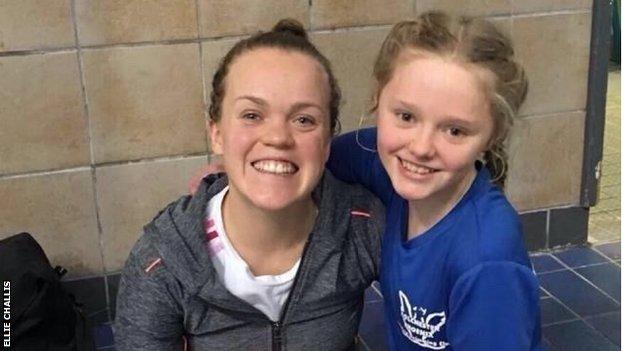 Ellie Simmonds and Ellie Challis