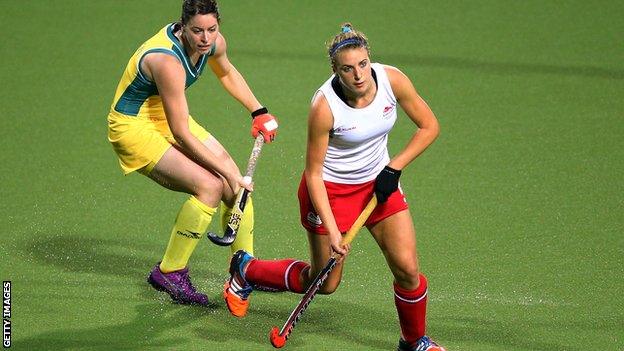 England women's hockey player Lily Owsley