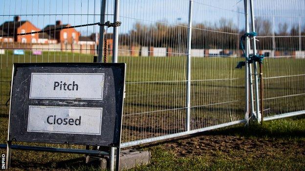 Closed GAA pitch