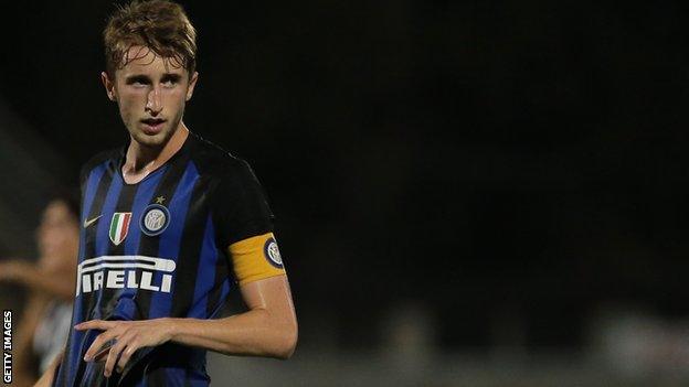 Ryan Nolan spent three years with Inter's academy and played nine times in the Uefa youth league for the Italian giants