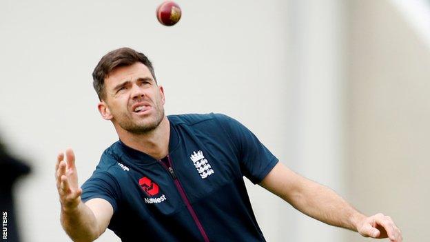 England bowler James Anderson