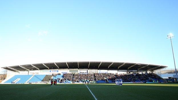 The all-seater Proact Stadium has a capacity of 10,600