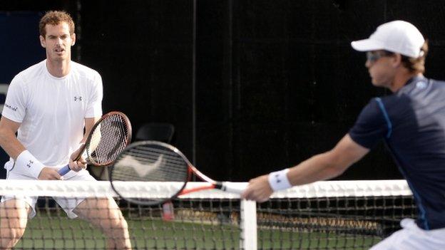 Andy and Jamie Murray