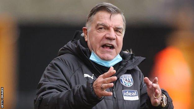 West Brom manager Sam Allardyce