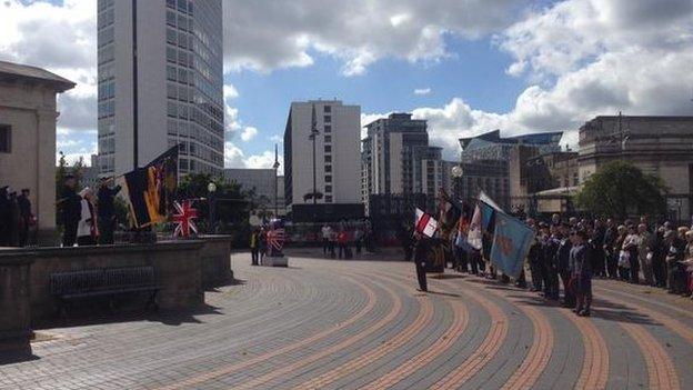 VJ Day service in Birmingham