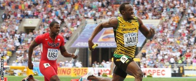 Usain Bolt and Justin Gatlin