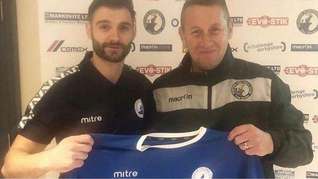 Buxton boss Paul Phillips (right) was Pilkington's manager at Ashton United