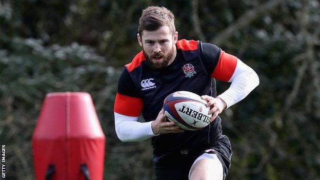 Elliot Daly in England training