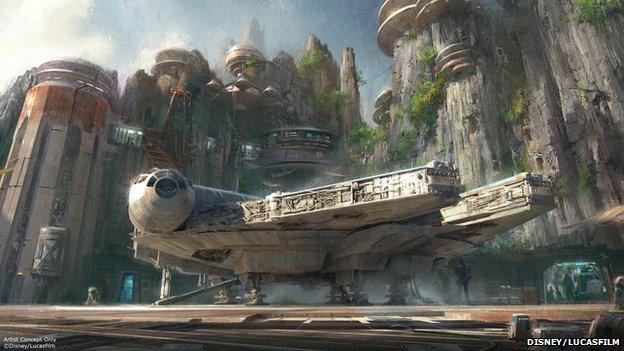 Star Wars land concept art